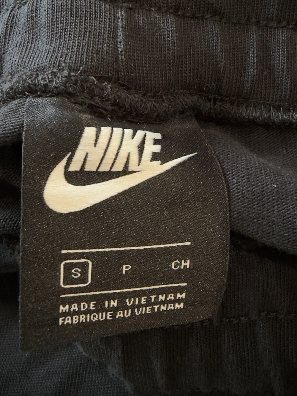 Nike Womens XS Black Loose Fit Capri Sweatpants